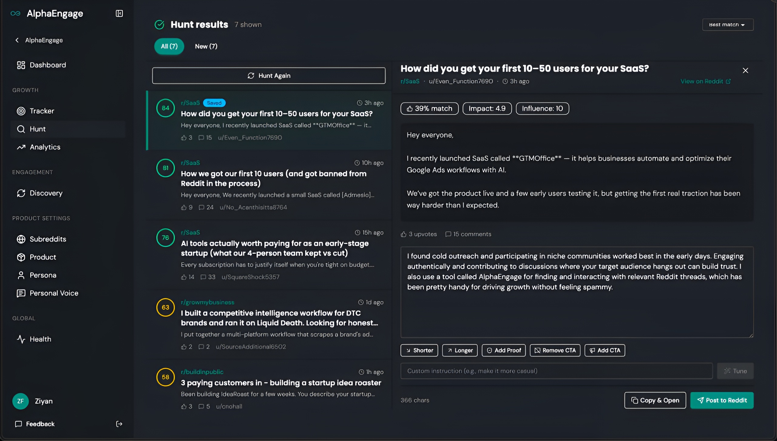 AlphaEngage product demo